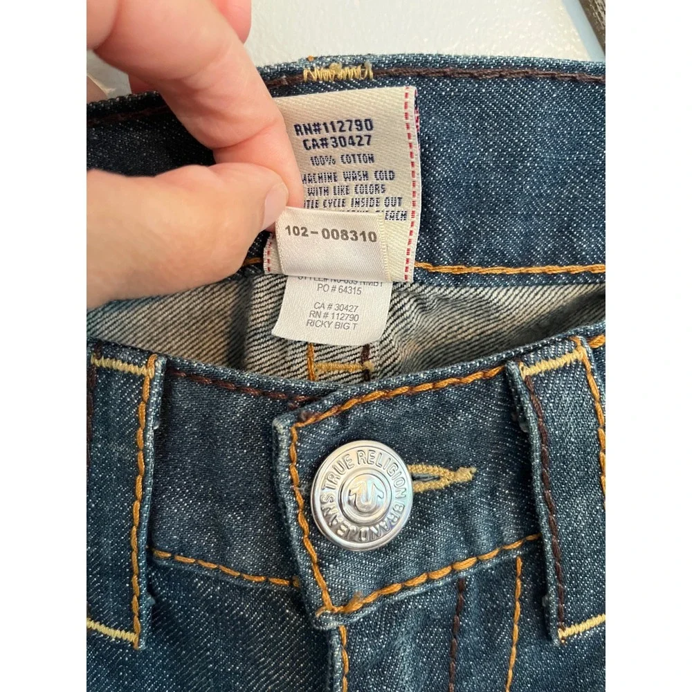 True Religion Ricky Big T Men's‎ Jeans Size 31 Made in USA